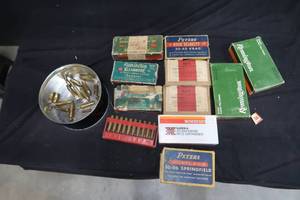 lot 78 image: EMPTY BRASS CASINGS
