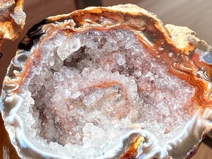 lot 12 image: Two Stunning Gorgeous Geode Slices