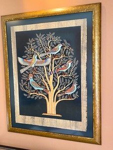 lot 19 image: Paprus Museum Painting Tree of Life
