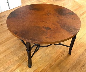 lot 88 image: Copper-Top Coffee Table