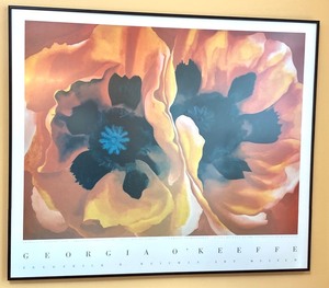 lot 110 image: Framed Georgia OKeefe Poster
