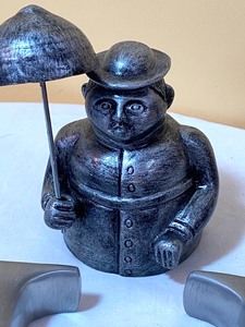 lot 109 image: Metal HELLO Letters and  Metal Figurine