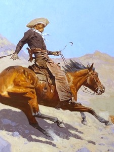 lot 115 image: Framed Frederic Semmington Print