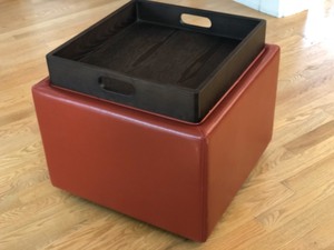 lot 152 image: Storage Cube Ottoman