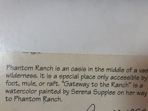lot 126 image: Framed Print of Gateway Ranch