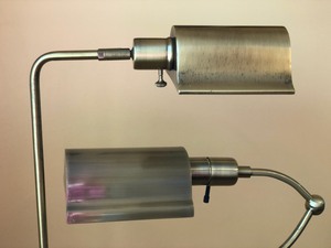 lot 151 image: Two Adjustable Floor Lamps