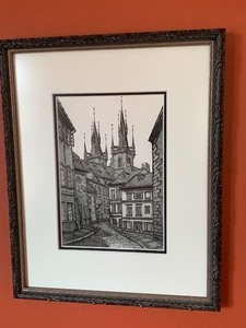 lot 183 image: Vintage Etching - Prague
