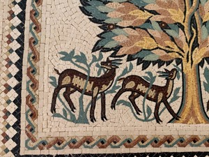 lot 201 image: Micro Mosaic on Wood