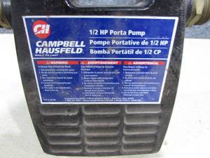 lot 43 image: Campbell Hausfeld Water Pump