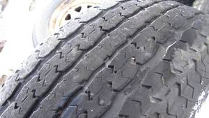 lot 73 image: (4) Power King Trailer Tires With 6 Bolt Rims
