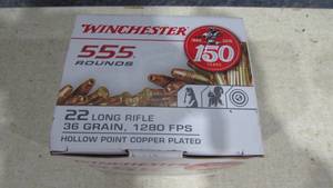 lot 105 image: New Box of Winchester 555 .22 Shells