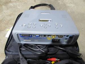 lot 132 image: Video Projector With Case