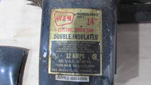 lot 148 image: WEN Electric Chainsaw