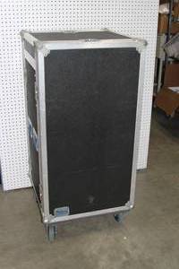 lot 8 image: Modern Case Company Heavy Duty Equipment Rack with Removable Front  Rear Doors & Top