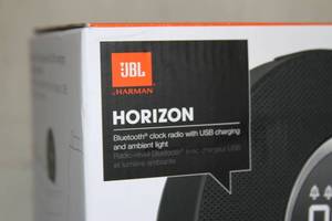 lot 2 image: JBL Horizon Bluetooth Audio Clock Radio with USB Charging & Room-Filling Stereo Audio