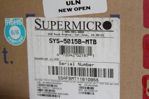 lot 14 image: SuperMicro Super Micro SuperServer Super Server High-End Single Processor 1 Rack-Unit Computer Server 5015B-MT