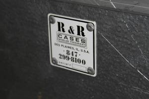 lot 48 image: Large R & R Worlds Toughest Foam Lined Tray Style Equipment Shipping  Travel Road Case with Heavy Duty Casters
