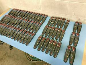 lot 76 image: HUGE Lot of 70 Polycom Video ViewStation Remote Control Units