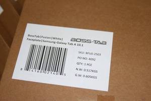 lot 62 image: New - Lot of 14 - BossTab Boss Tab Fusion White Faceplates for Samsung Galaxy A 10.1 Tablet