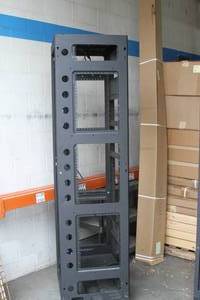 lot 72 image: Lowell L275 Series Pro Audio Video & Computer Rack Shelf  Rolling Equipment Rack with Heavy Duty Casters
