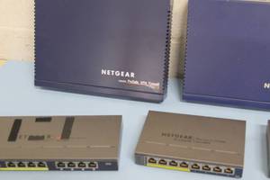 lot 81 image: Lot of Netgear Computer Network Routing  Switching Equipment