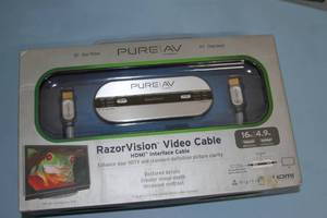 lot 85 image: Lot of 3 - NEW - Belkin Pure AV RazorVision 16 HDMI Video Enhancement Cables
