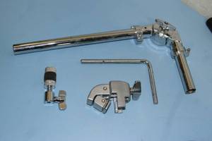 lot 110 image: Miscellaneous Microphone Stand & Drum Accessory Items