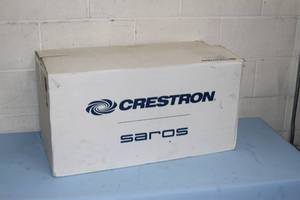 lot 107 image: PAIR of Crestron SAROS Pro Audio 6.5 Pendant Audio Speakers