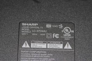 lot 113 image: Sharp Aquos D44-Series 37 720p LCD HDTV HD Television Display Monitor