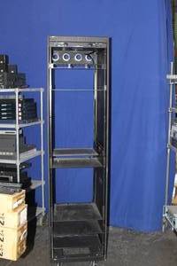 lot 134 image: Middle Atlantic Slim 5 Series LARGE Pro Audio Video Computer Network Equipment Rack w 8-Outlet AC Power Conditioner