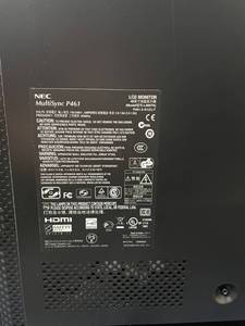 lot 87 image: NEC P461 P-Series 46 Professional Grade Full High Definition LCD Display with Remote Control