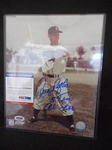 lot 3 image: PSADNA Authentic Andy Pafko Dodgers Autograph Photo 8 X 10