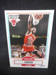 lot 19 image: 1990-91 Fleer Basketball Michael Jordan #26 Chicago Bulls