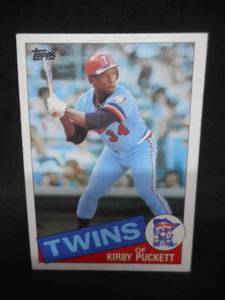 lot 50 image: 1985 Topps Kirby Puckett Rookie Card #536 Near Mint