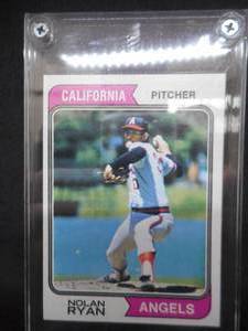 lot 59 image: 1974 Topps Nolan Ryan #20 Excellent Condition LK