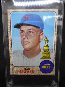 lot 60 image: 1968 Topps Tom Seaver All-Star Rookie #45 Near Mint LK