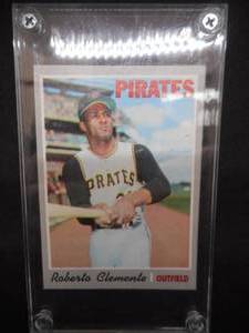 lot 62 image: 1970 Topps Roberto Clemente #350 Near Mint LK