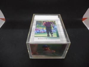 lot 86 image: 2001 Upper Deck Tiger Woods Rookie Card #1 With Complete Set