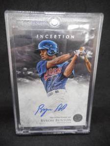 lot 98 image: 2013 Topps Inception Byron Buxton Autograph Rookie Card