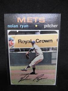 lot 111 image: 1971 Topps Nolan Ryan #513 Very Good Condition LK