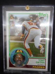 lot 123 image: 1983 Topps Tony Gwynn Rookie Card #482 Near Mint LK