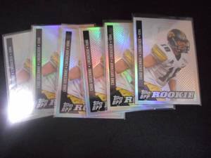 lot 146 image: (6) 2006 Topps DP Chrome Refractor Rookies Chad Greenway #131