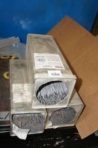 lot 73 image: 3 Partial Cans of Lincoln Welding Rod