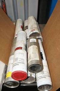 lot 78 image: Partial Cans of Welding Rod