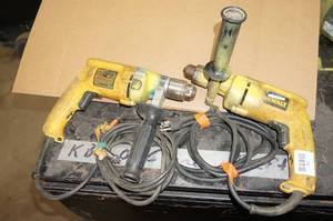 lot 111 image: 2 DeWalt 12 Corded Drills