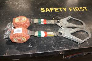 lot 104 image: Miller Twin Turbo Personal Fall Protection Retractable Lanyard