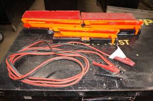 lot 131 image: Emergency Triangle and Jumper Cables