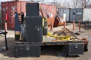 lot 4 image: Heavy Duty Flat Bed - Removed from a 2015 Chevy Truck