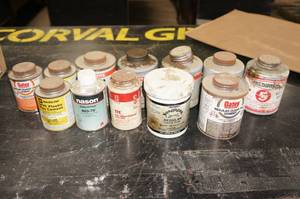 lot 142 image: PVC and Gasket Chemicals