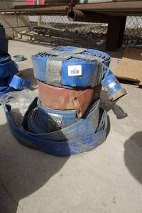 lot 60 image: 4 Trash Pump Hoses